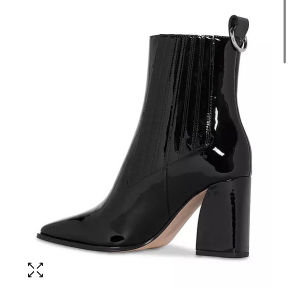 Paige Frankie Black Patent Boots - Picture 2 of 10